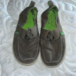 Gray Canvas Sanuk Sneakers - 9